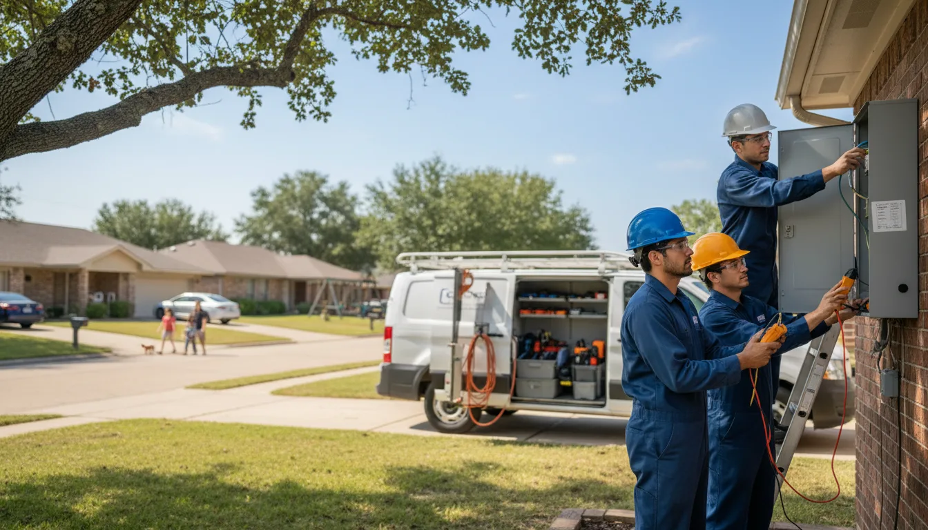 Certified electrician providing emergency electrical services in Boss, MO